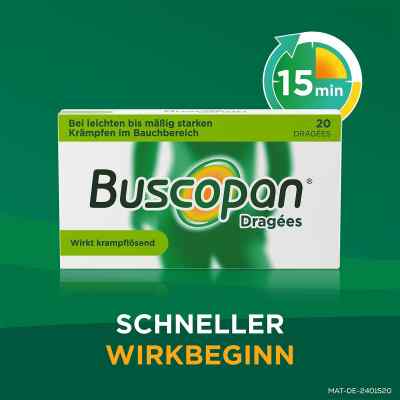 Buscopan Dragées bei leichten bis moderaten Bauchkrämpfen bei apo-discounter.de bestellen