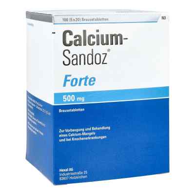 Calcium-Sandoz forte 500mg bei apo-discounter.de bestellen