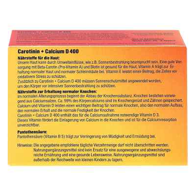 Carotinin + Calcium D 400 Kapseln bei apo-discounter.de bestellen