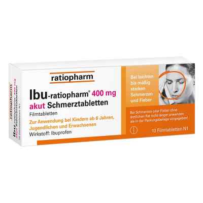 IBU-ratiopharm 400 akut Schmerztabletten bei apo-discounter.de bestellen