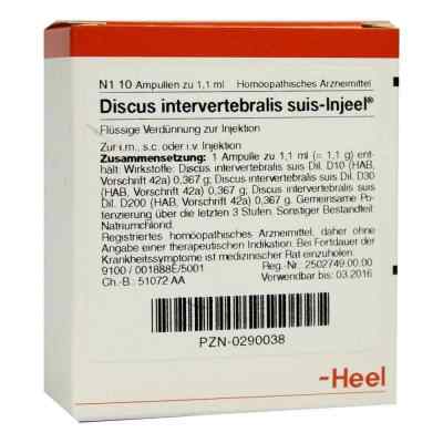 Discus Intervertebralis suis Injeel Ampullen bei apo-discounter.de bestellen