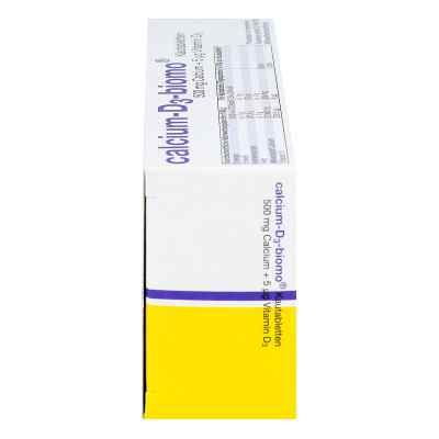 Calcium D3 biomo Kautabletten 500+d bei apo-discounter.de bestellen