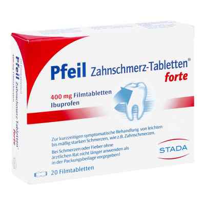 Pfeil Zahnschmerz-Tabletten forte 400mg bei apo-discounter.de bestellen
