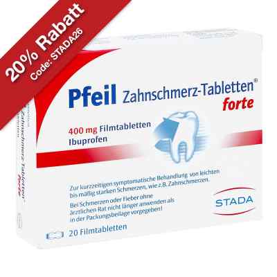 Pfeil Zahnschmerz-Tabletten forte 400mg