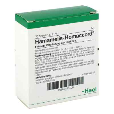 Hamamelis Homaccord Ampullen bei apo-discounter.de bestellen