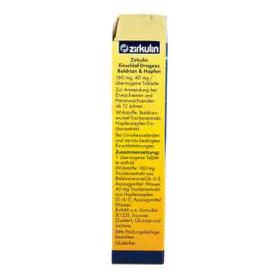 Zirkulin Einschlafdragees Baldrian Hopfen Zirkulin Einschlafdragees Baldrian Hopfen