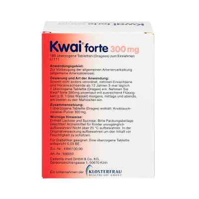 Kwai forte 300mg bei apo-discounter.de bestellen