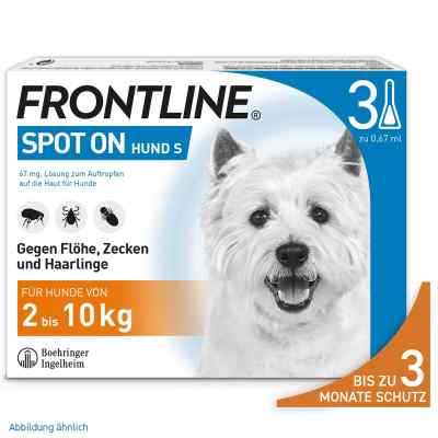 Frontline Spot on Hund 10 veterinär Lösung gegen Floh und Zecke bei apo-discounter.de bestellen