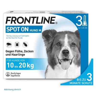 Frontline Spot on Hund 20 veterinär Lösung gegen Floh und Zecke bei apo-discounter.de bestellen