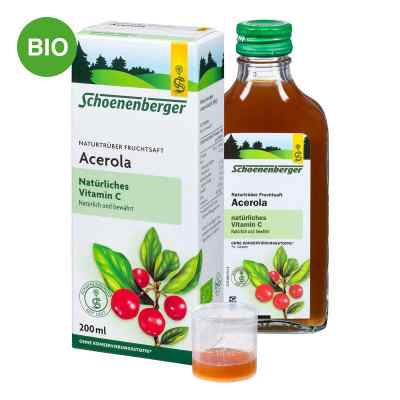 Schoenenberger naturtrüber Fruchtsaft Acerola 200 ml von SALUS Pharma GmbH PZN 00692021