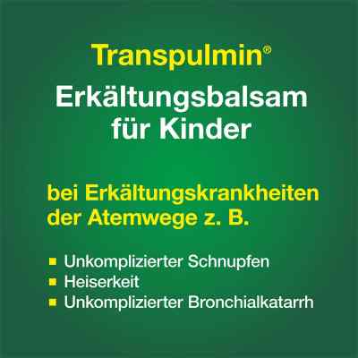 Transpulmin Erkältungsbalsam für Kinder bei apo-discounter.de bestellen