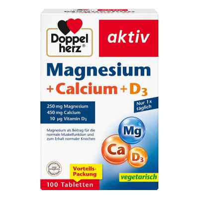 Doppelherz Magnesium + Calcium + D3 Tabletten bei apo-discounter.de bestellen