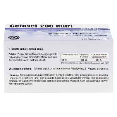 Cefasel 200 nutri Selen Tabs Tabletten bei apo-discounter.de bestellen