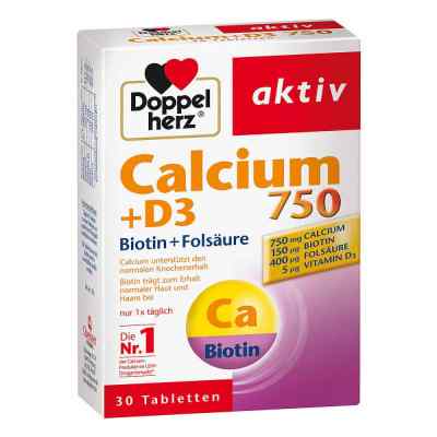 Doppelherz Calcium 750 + D3 + Biotin Tabletten bei apo-discounter.de bestellen