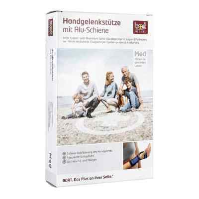 Bort Handgelenkstütze mit Alusch.rec.medium blau bei apo-discounter.de bestellen