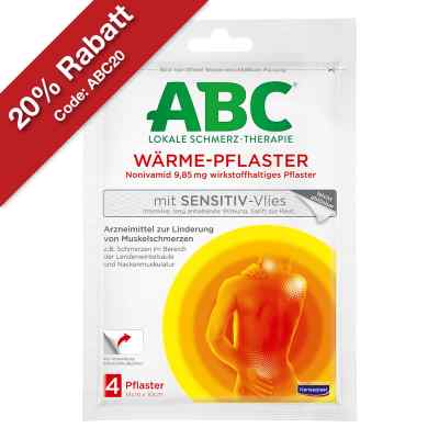 ABC Wärme-Pflaster mit Sensitive-Vlies 9,85mg Hansaplast med