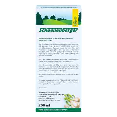 Knoblauch Naturreiner Pflanzentr.schoenenberger bei apo-discounter.de bestellen