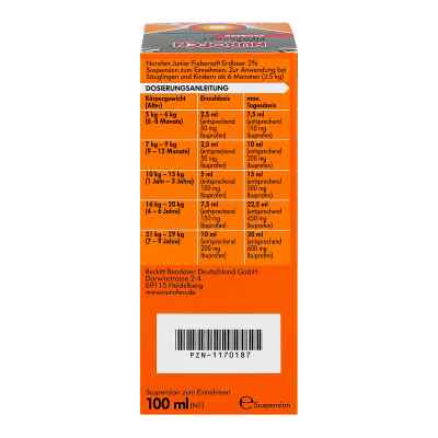 Nurofen Junior Fiebersaft Erdbeer 2% bei apo-discounter.de bestellen