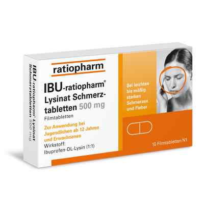 IBU-ratiopharm Lysinat Schmerztabletten 500mg bei apo-discounter.de bestellen