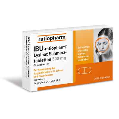 IBU-ratiopharm Lysinat Schmerztabletten 500mg bei apo-discounter.de bestellen