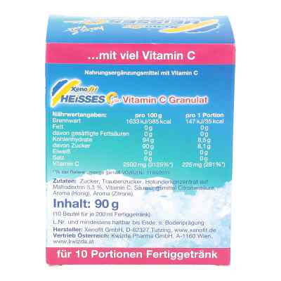 Xenofit Heisses C plus Holunderextrakt Beutel bei apo-discounter.de bestellen