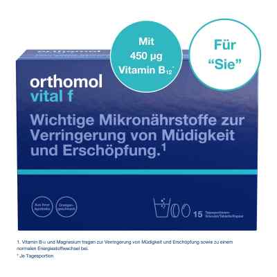 Orthomol Vital F 15 Granulat/kaps.kombipackung bei apo-discounter.de bestellen