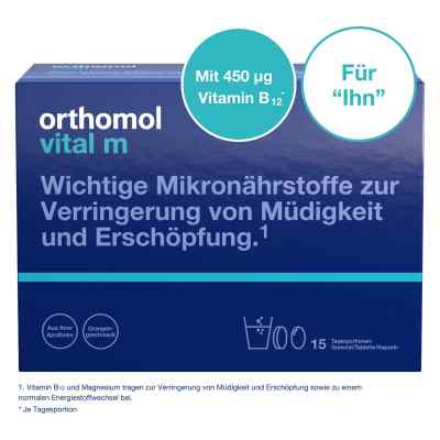Orthomol Vital M 15 Granulat/kaps.kombipackung bei apo-discounter.de bestellen