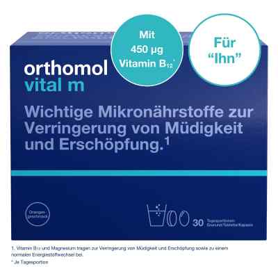 Orthomol Vital M 30 Granulat/kaps.kombipackung bei apo-discounter.de bestellen
