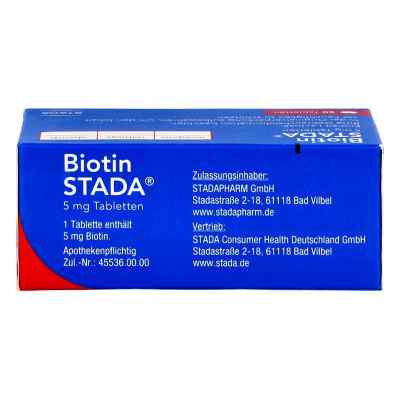 Biotin Stada 5 mg Tabletten bei apo-discounter.de bestellen