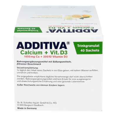 Additiva Calcium 1000 mg + Vitamine d 3 Pulver bei apo-discounter.de bestellen