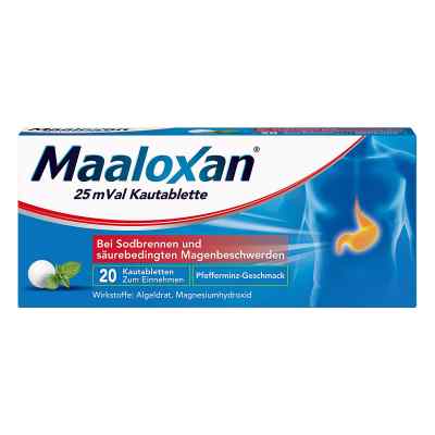 Maaloxan 25 mVal Kautabletten bei Sodbrennen bei apo-discounter.de bestellen