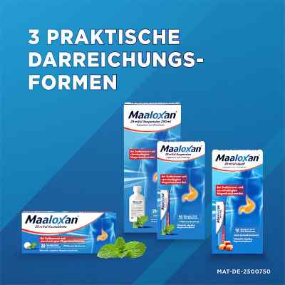 Maaloxan 25 mVal Kautabletten bei Sodbrennen bei apo-discounter.de bestellen