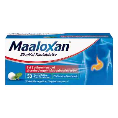 Maaloxan 25 mVal Kautabletten bei Sodbrennen bei apo-discounter.de bestellen