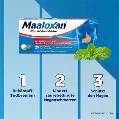 Maaloxan 25 mVal Kautabletten bei Sodbrennen bei apo-discounter.de bestellen