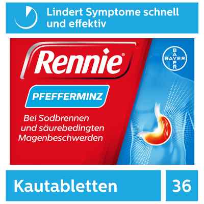 Rennie Pfefferminz gegen Sodbrennen Kautabletten bei apo-discounter.de bestellen