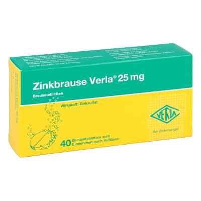 Zinkbrause Verla 25mg 40 stk von Verla-Pharm Arzneimittel GmbH & PZN 01564526
