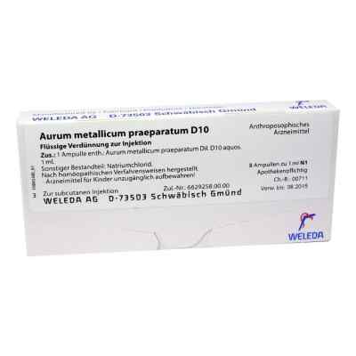 Aurum Metallicum Praep. D10 Ampullen bei apo-discounter.de bestellen
