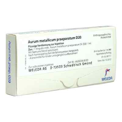 Aurum Metallicum Praep. D20 Ampullen bei apo-discounter.de bestellen