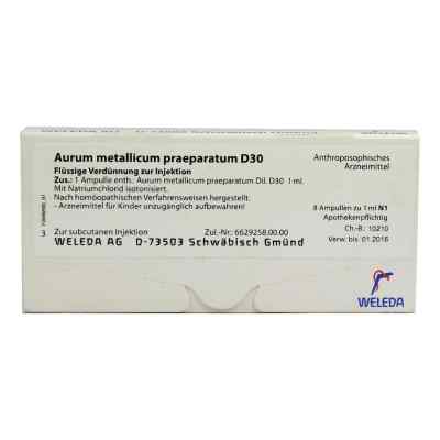 Aurum Metallicum Praep. D30 Ampullen bei apo-discounter.de bestellen