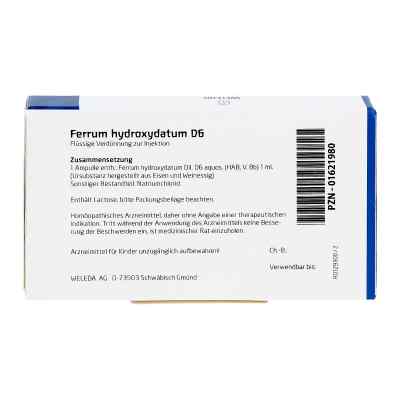Ferrum Hydroxydatum D6 Ampullen bei apo-discounter.de bestellen