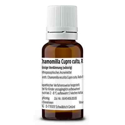 Chamomilla Cupro culta Radix Rh D3 Dilution bei apo-discounter.de bestellen