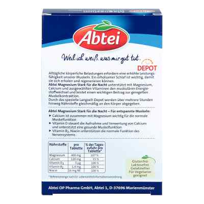 Abtei Magnesium Stark für die Nacht Depot Tabletten bei apo-discounter.de bestellen