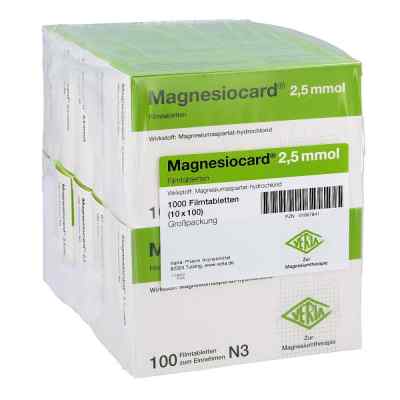 Magnesiocard 2,5 mmol Filmtabletten bei apo-discounter.de bestellen