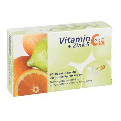Vitamin C 300 + Zink 5 retard Kapseln bei apo-discounter.de bestellen