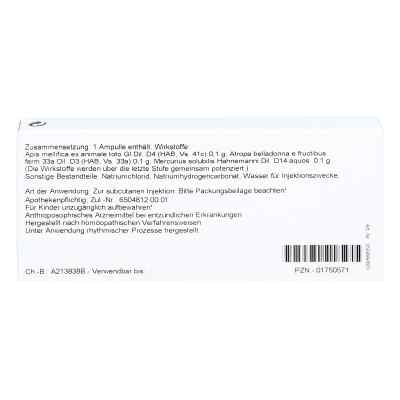Apis Belladonna cum Mercurio Ampullen bei apo-discounter.de bestellen