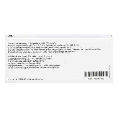 Bryonia Stannum Ampullen bei apo-discounter.de bestellen