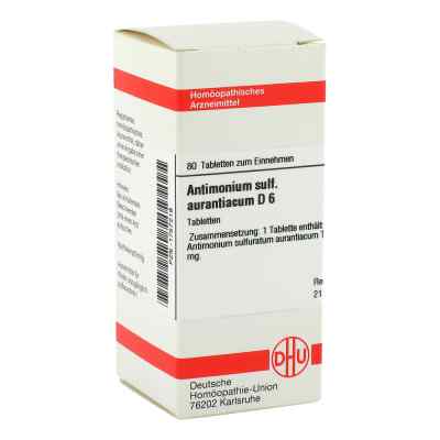 Antimonium Sulf. Aurant. D6 Tabletten bei apo-discounter.de bestellen