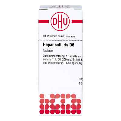 Hepar Sulfuris D6 Tabletten bei apo-discounter.de bestellen