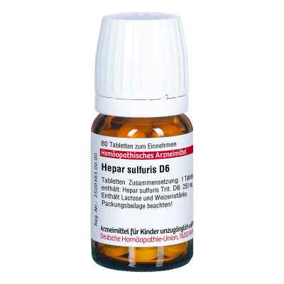 Hepar Sulfuris D6 Tabletten bei apo-discounter.de bestellen