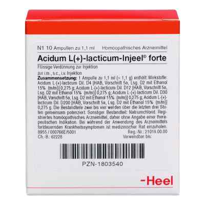 Acidum L+ Lacticum Injeel forte Ampullen bei apo-discounter.de bestellen